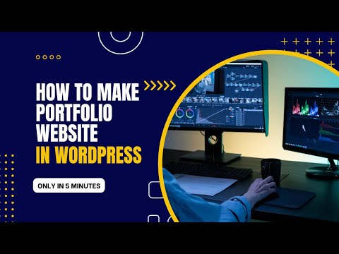 how to create portfolio website in wordpress [Video]