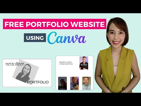 How to Create your Portfolio Website using Canva | Freelance [Video]