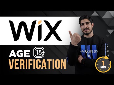 Wix Add Age Verification Tutorial 2024 | How To Add Age Verification To Wix Website [Video]