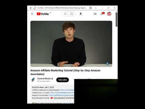 Amazon Affiliate Marketing Tutorial (Step-by-Step Amazon Associates) [Video]