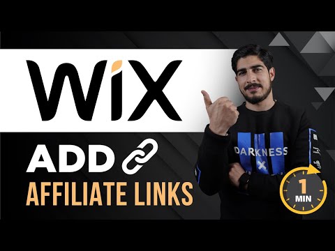 How To Add Affiliate Links To Wix Website 2024 | Wix Affiliate Links | Affiliate Marketing Wix [Video]