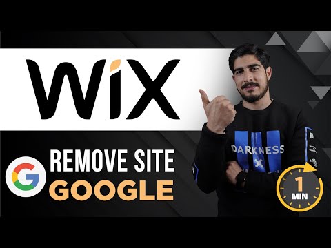 How To Remove Wix Site From Google 2024 | How To Hide Wix Website From Google [Video]