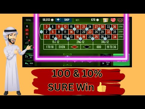 100 & 10% Sure Winning Strategy at Roulette 💯 [Video]