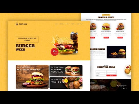 How to Make a Restaurant Website Using HTML CSS & JavaScript [Video]