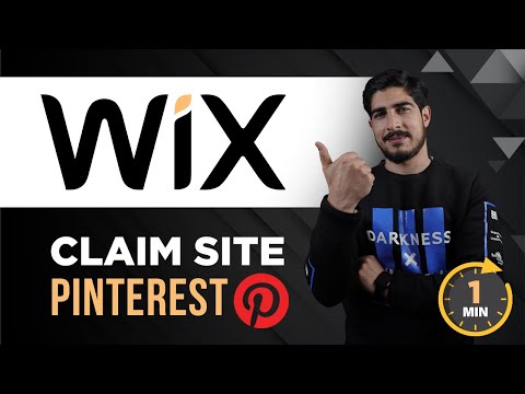 How To Claim Wix Website On Pinterest 2024 | Verify Pinterest With Wix Website | Wix Pinterest Tag [Video]