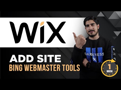 How To Add Wix Website To Bing Webmaster Tools 2024 | Verify Wix Website With Bing [Video]
