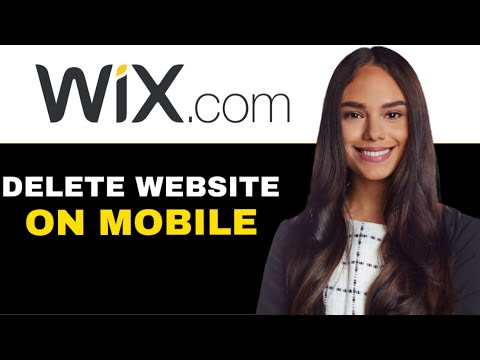 DELETE WIX WEBSITE ON YOUR PHONE OR TABLET 2024! [Video]