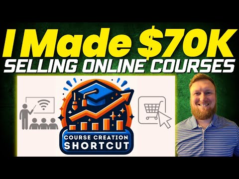 How I Made $70K Selling Online Courses (Course Creation Shortcut) [Video]