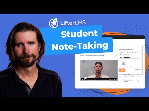 Allow Student Note taking with the Notes Plugin for LifterLMS [Video]