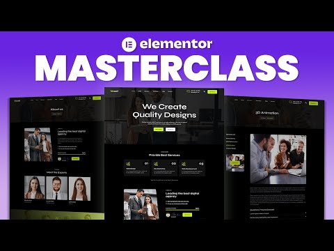 How To Make A FREE Design Agency Website ~Step By Step~ 2024 (WordPress And Elementor For Beginners) [Video]