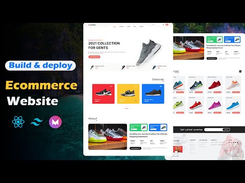 React JS Ecommerce Website Using React JS and Tailwind CSS – Build and Deploy React App [Video]