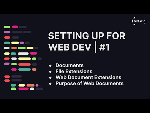 Setting Up For Web Development | [Video]