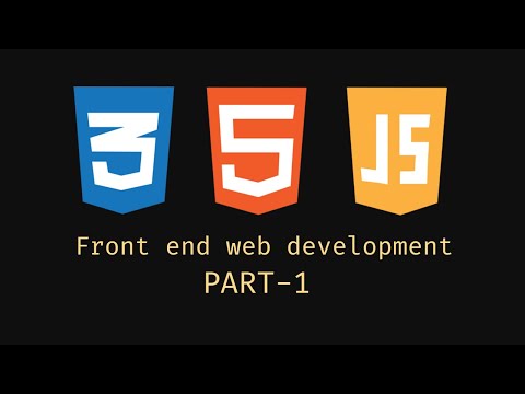 Frontend development part 1 | HTML tags | Frontend web development for beginners [Video]