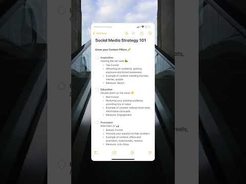 Social media strategy made easy. 🙌🏻⁠ [Video]