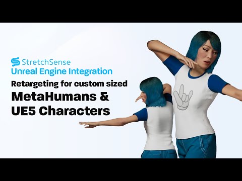 StretchSense Unreal Engine 7-Pose Retarget Tutorial [Video]