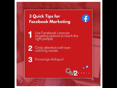Facebook Marketing Tips | CM2 Media [Video]