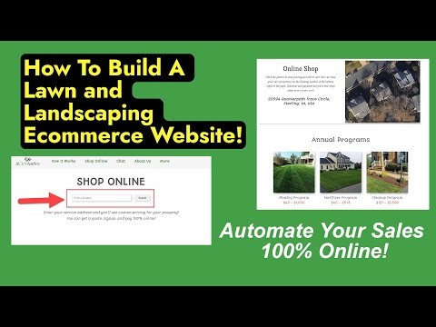 How To Build An Ecommerce Website For Your Lawn and Landscaping Business – 2024 [Video]