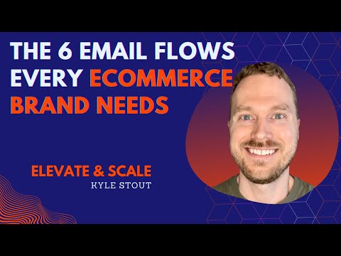 The 6 Email Flows Every Ecommerce Brand Needs | Elevate & Scale | Ecommerce Email Marketing [Video]