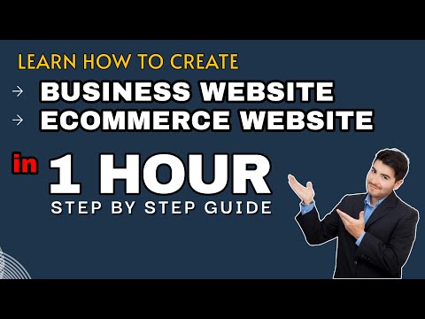 Building a Business and Ecommerce Website with the Best Website Builder WordPress in 1 Hour [Video]
