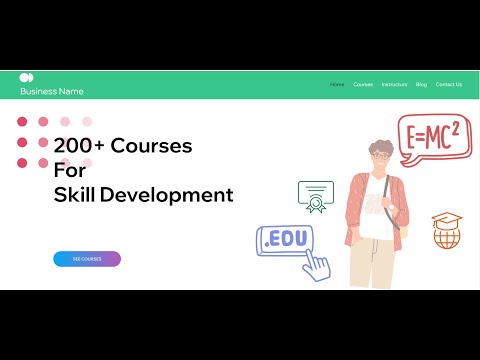 Free Wix Studio Website Templates 2024 – Online Course Sell Template [Video]