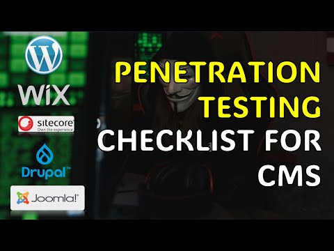 Penetration Testing Checklist for CMS (WiX or WordPress) | How to Start Pentesting for CMS Websites [Video]