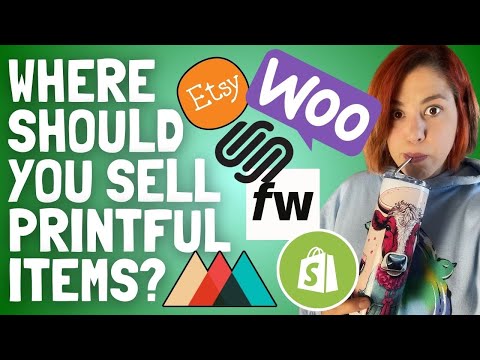 print on Demand with Printful | Shopify VS Etsy VS Squarespace VS Woo-commerce VS Fourthwall [Video]