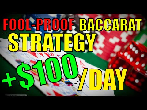 INSANE New Baccarat Strategy | Win $100 A DAY [Video]