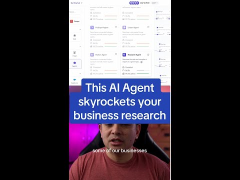 How this AI Agent skyrockets business research [Video]