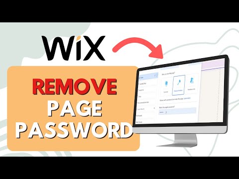 How To Remove Page Password In Wix (Step By Step) [Video]
