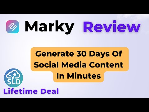 Marky Review: Automate Social Media Marketing, Content Creation, and Scheduling [Video]