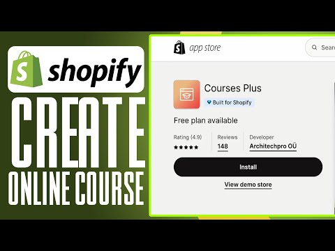 How To Create An Online Course On Shopify (Full Guide) [Video]
