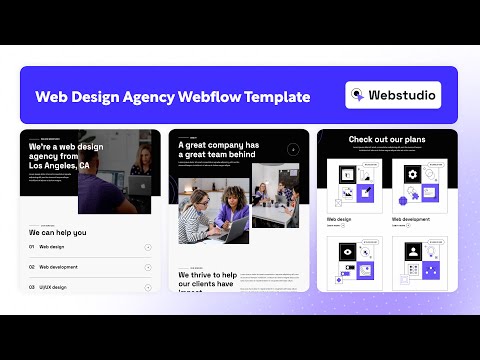 Web Design Agency Website Template | Webstudio X – BRIX Templates [Video]
