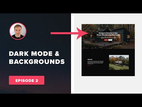 2. Building a Website Builder – Backgrounds & Dark Mode [Video]