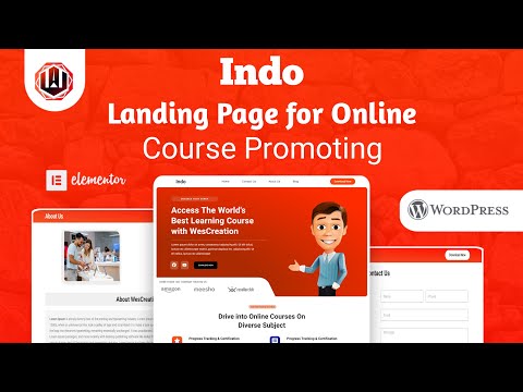 Elementor Landing Page For Online Course 2024 [Video]