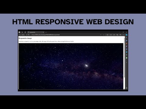 HTML RESPONSIVE WEB DESIGN | what is responsive web designing ? [Video]