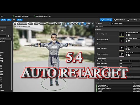 How To Use Auto Retargeting In Unreal Engine 5 4 [Video]