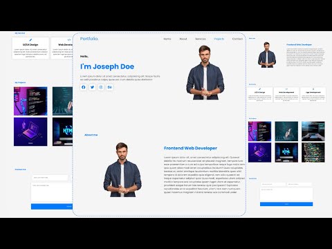 How To Create A Portfolio Website Using HTML CSS And JavaScript | Personal Website With HTML & CSS. [Video]