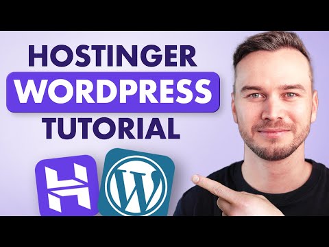 Hostinger WordPress Tutorial 2024 – Step by Step [Video]