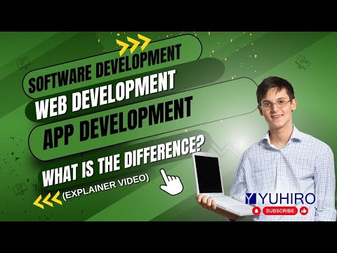 Software Development vs Web Development vs App Development: what is the difference [Video]