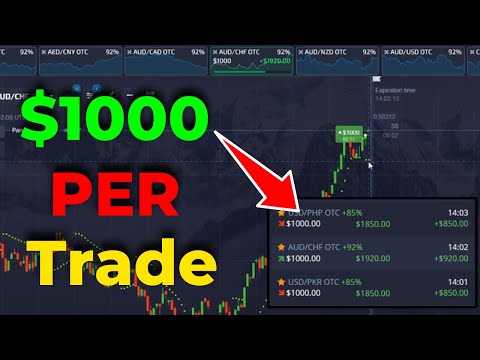 $1000 Per Trade Pocket Option 5 Second Strategy [Video]