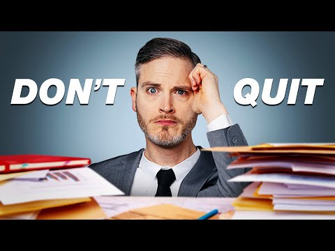 Don’t Quit Your 9-5 Yet… DO THIS FIRST! [Video]