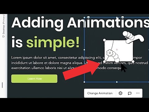 How To Add Animations To a WIX Studio Website [Video]
