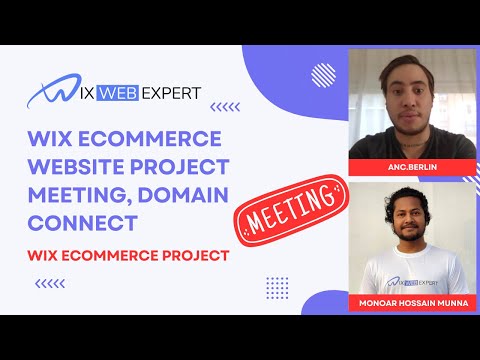 Wix Ecommerce Website Project Meeting | Wix Web Expert [Video]