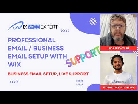 Professional Email / Business Email Setup With Wix | Wix Web Expert [Video]