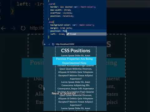 Master CSS Positioning in 60 Seconds [Video]