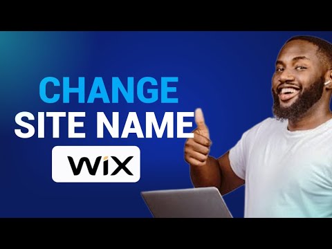 How To Change Website Name On Wix 2024 (Wix Change Site Name) [Video]