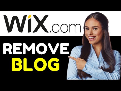 HOW TO REMOVE BLOG FROM WIX 2024! FULL GUIDE [Video]