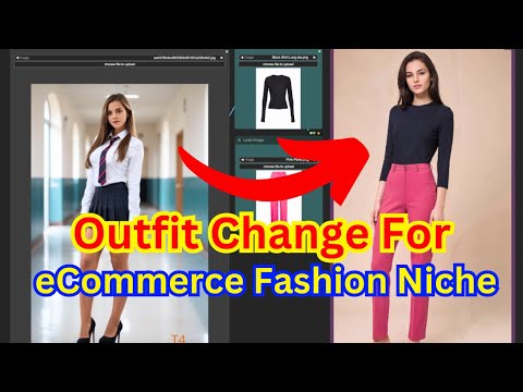 Stable Diffusion IPAdapter V2 Outfit Change For eCommerce Fashion Niche [Video]