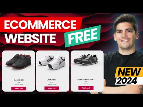 How To Make A FREE eCommerce Website With WordPress 2024 🛒 [Video]
