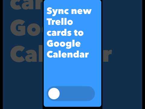 Sync new Trello cards to Google Calendar 📆✨ [Video]